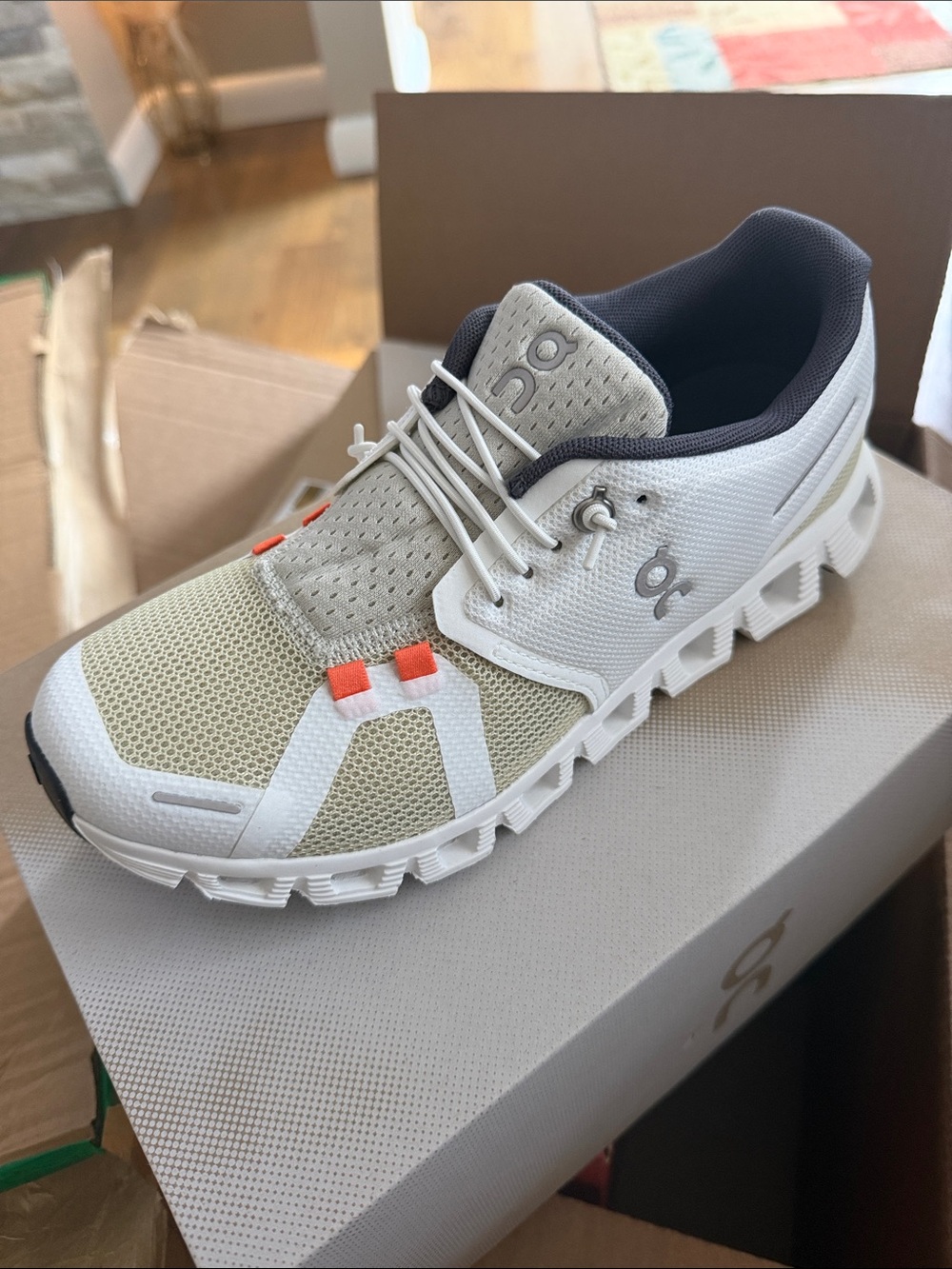 On Running Women’s Cloudnova White & Light Gray Running Shoes